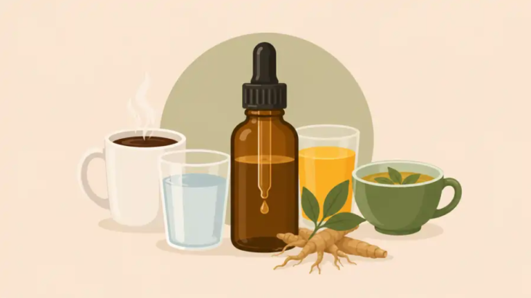 Ashwagandha Tincture in Coffee, Juice, or Water: What Works Best for Taste? Ashwagandha Tincture
